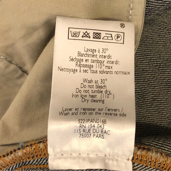 Sezane Serge trouser jeans. Size 4. - Picture 7 of 13